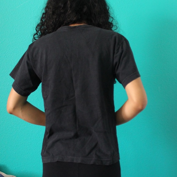 Vintage Black The Simpson’s Gamer Bart T-Shirt - Picture 6 of 7